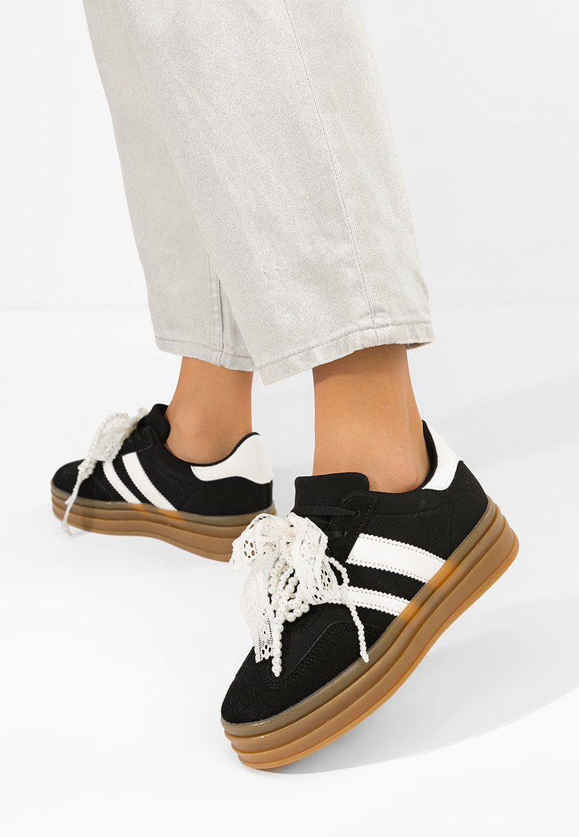 Sneakers γυναικεια Roxanne μαύρα