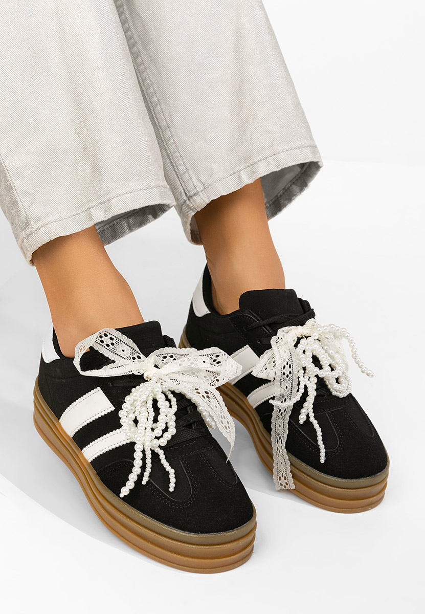 Sneakers γυναικεια Roxanne μαύρα