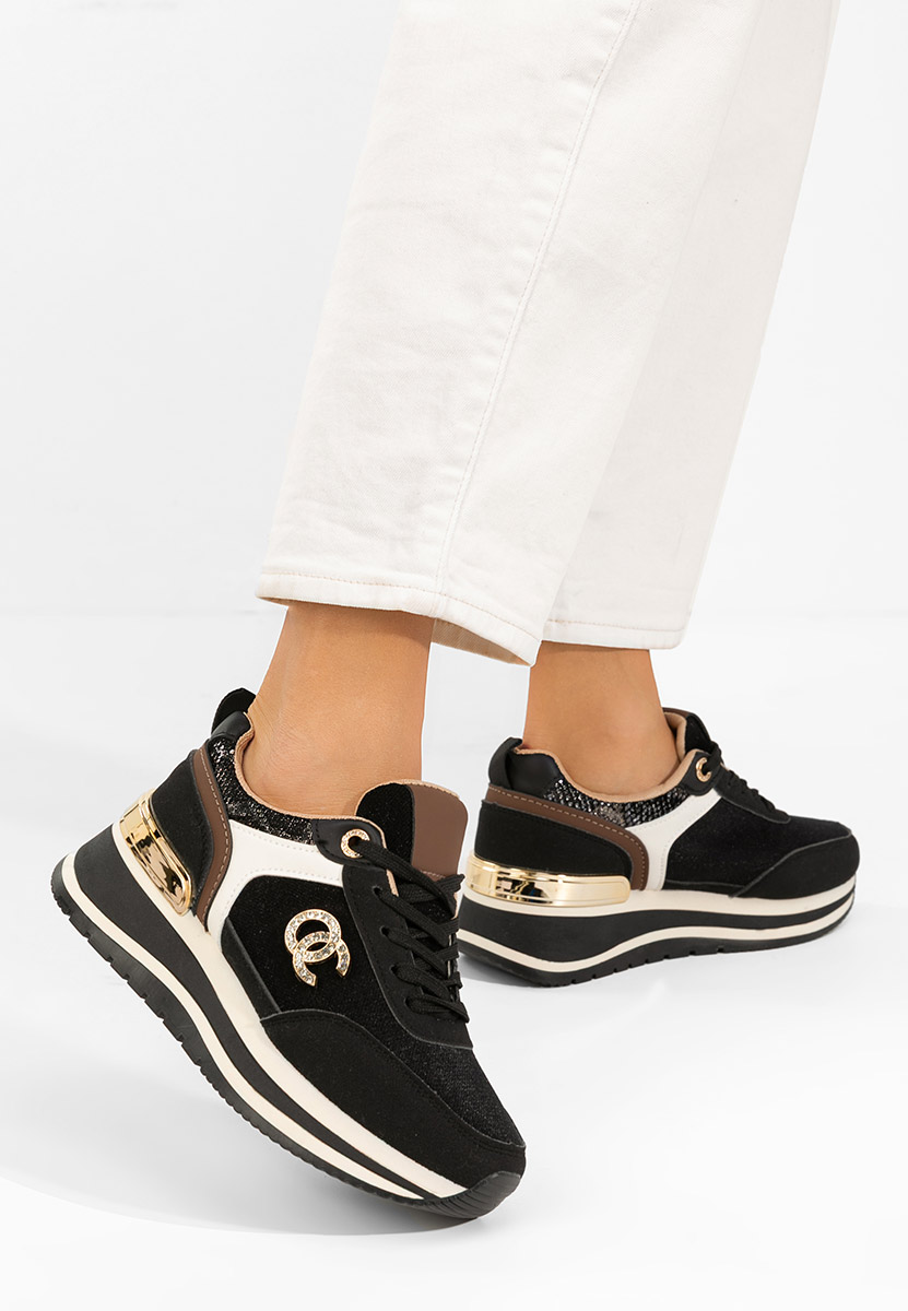 Sneakers με πλατφόρμα Liliza μαύρα