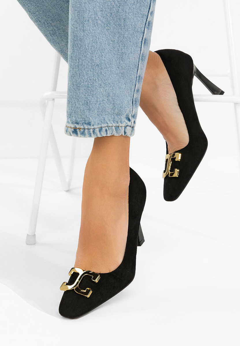 Γόβες στιλέτο Cenia μαύρα