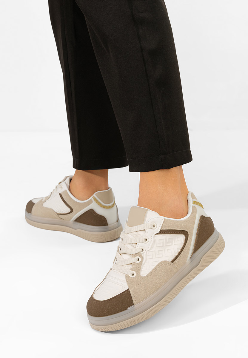 Sneakers γυναικεια Seraia καφε