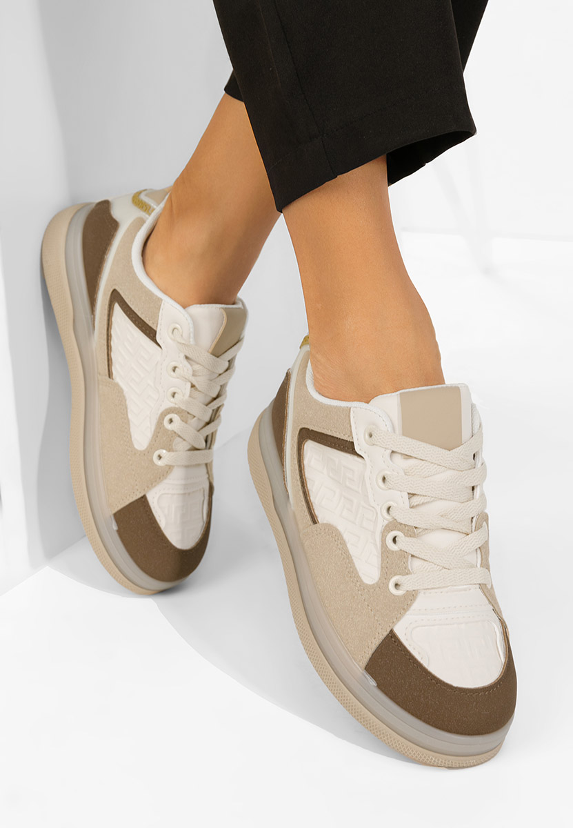 Sneakers γυναικεια Seraia καφε