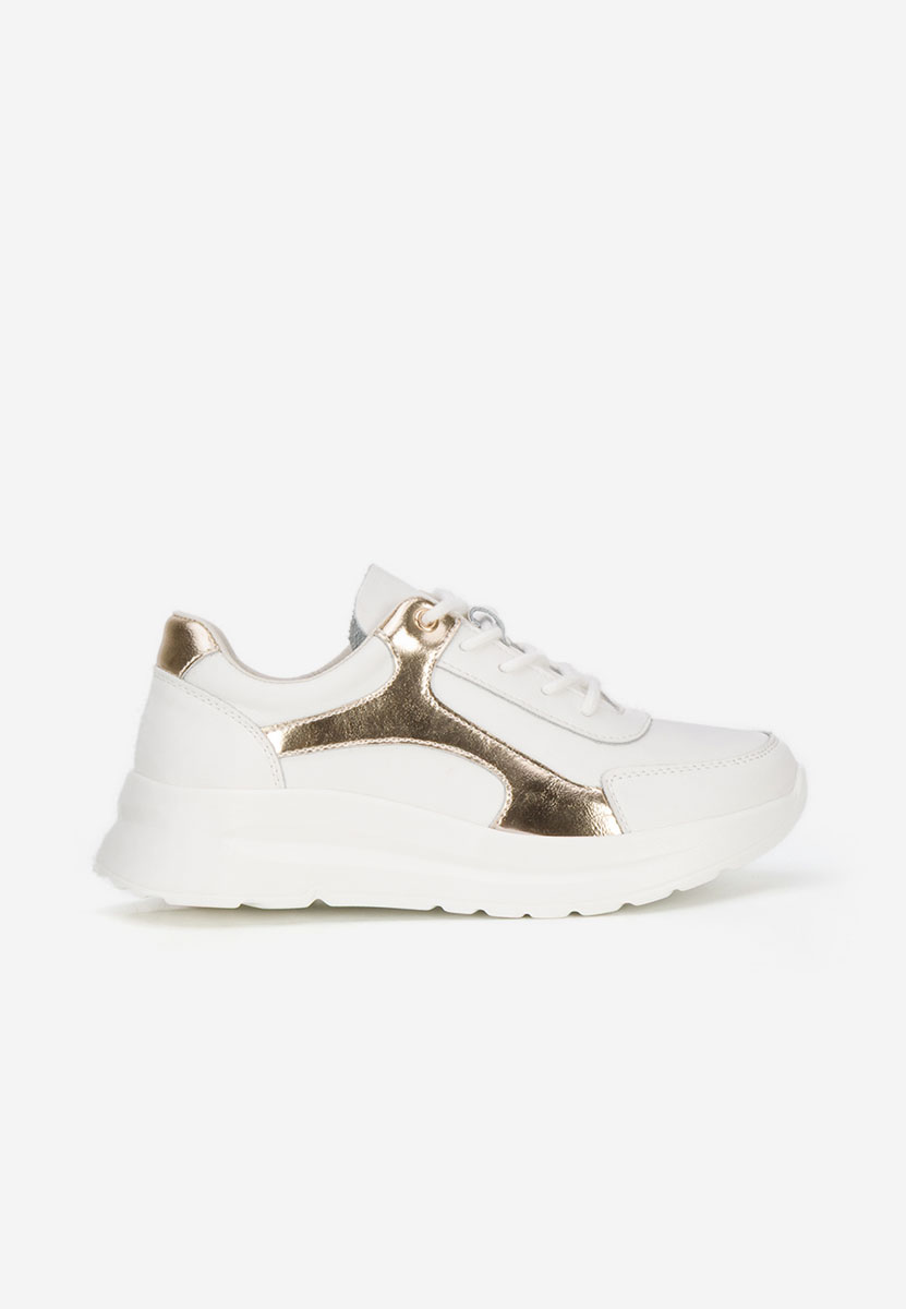 Sneakers γυναικεια δερματινα Arkania V2 λευκά