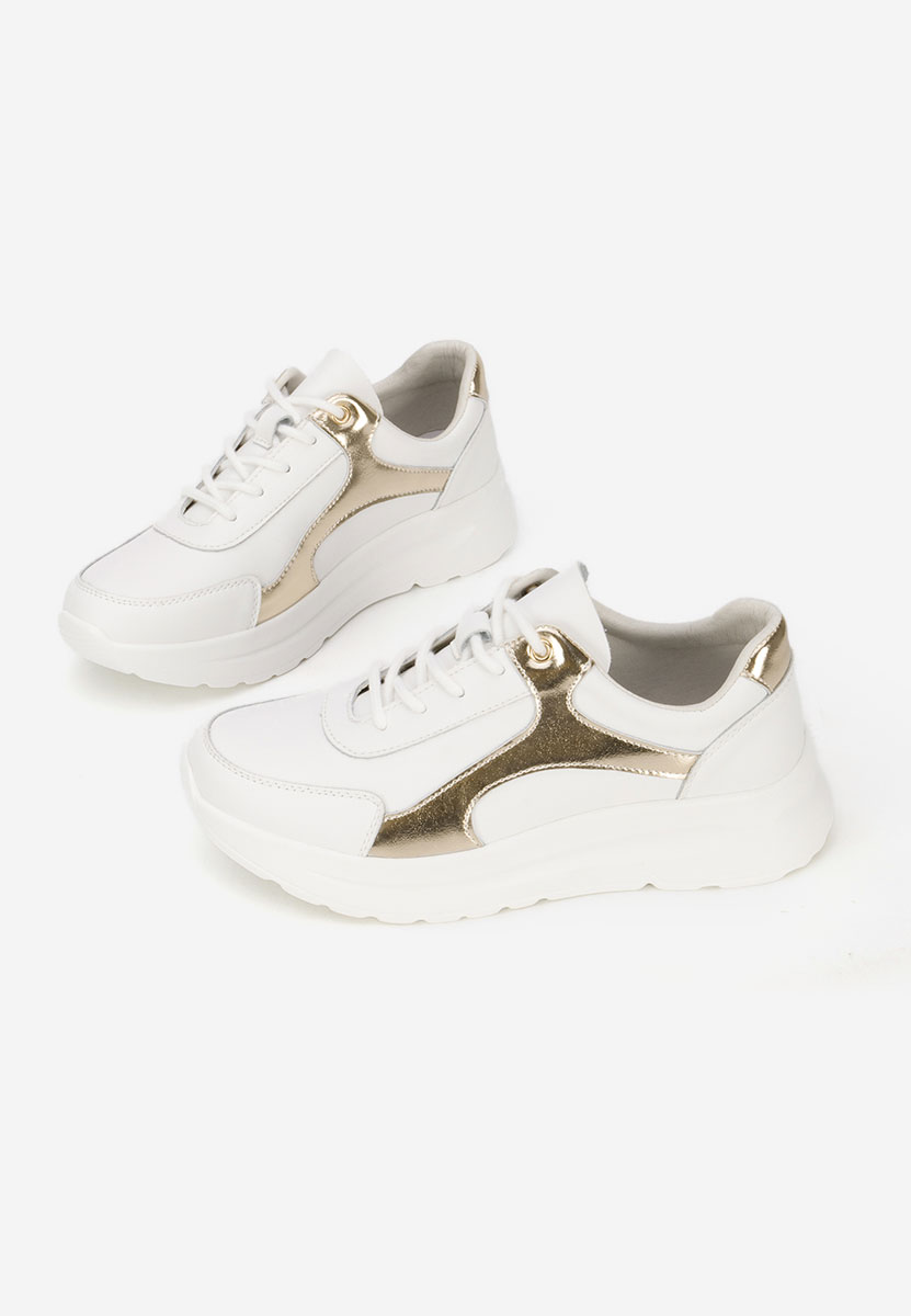 Sneakers γυναικεια δερματινα Arkania V2 λευκά