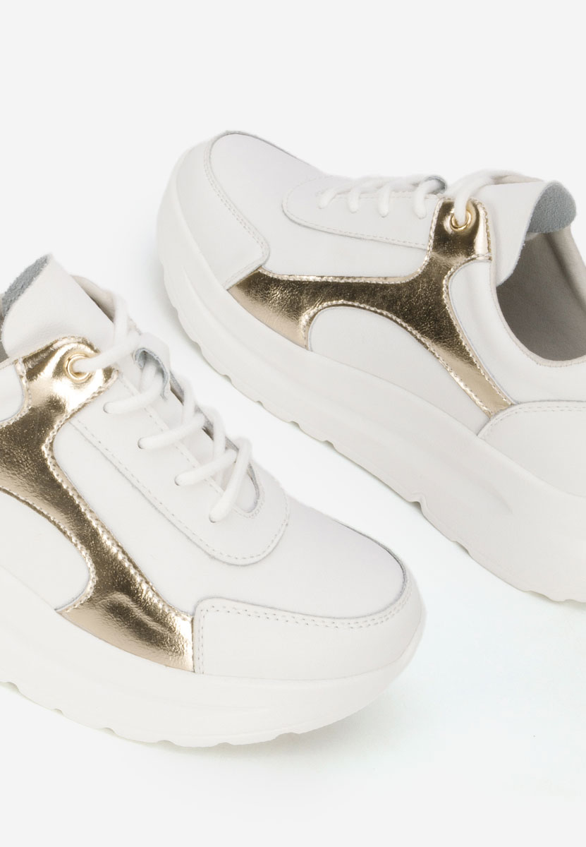 Sneakers γυναικεια δερματινα Arkania V2 λευκά