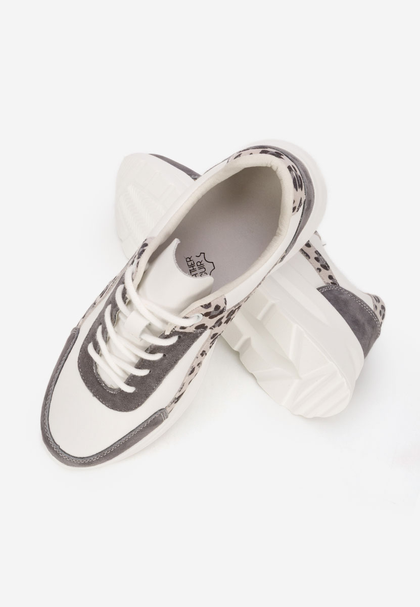 Sneakers γυναικεια δερματινα Arkania λευκά