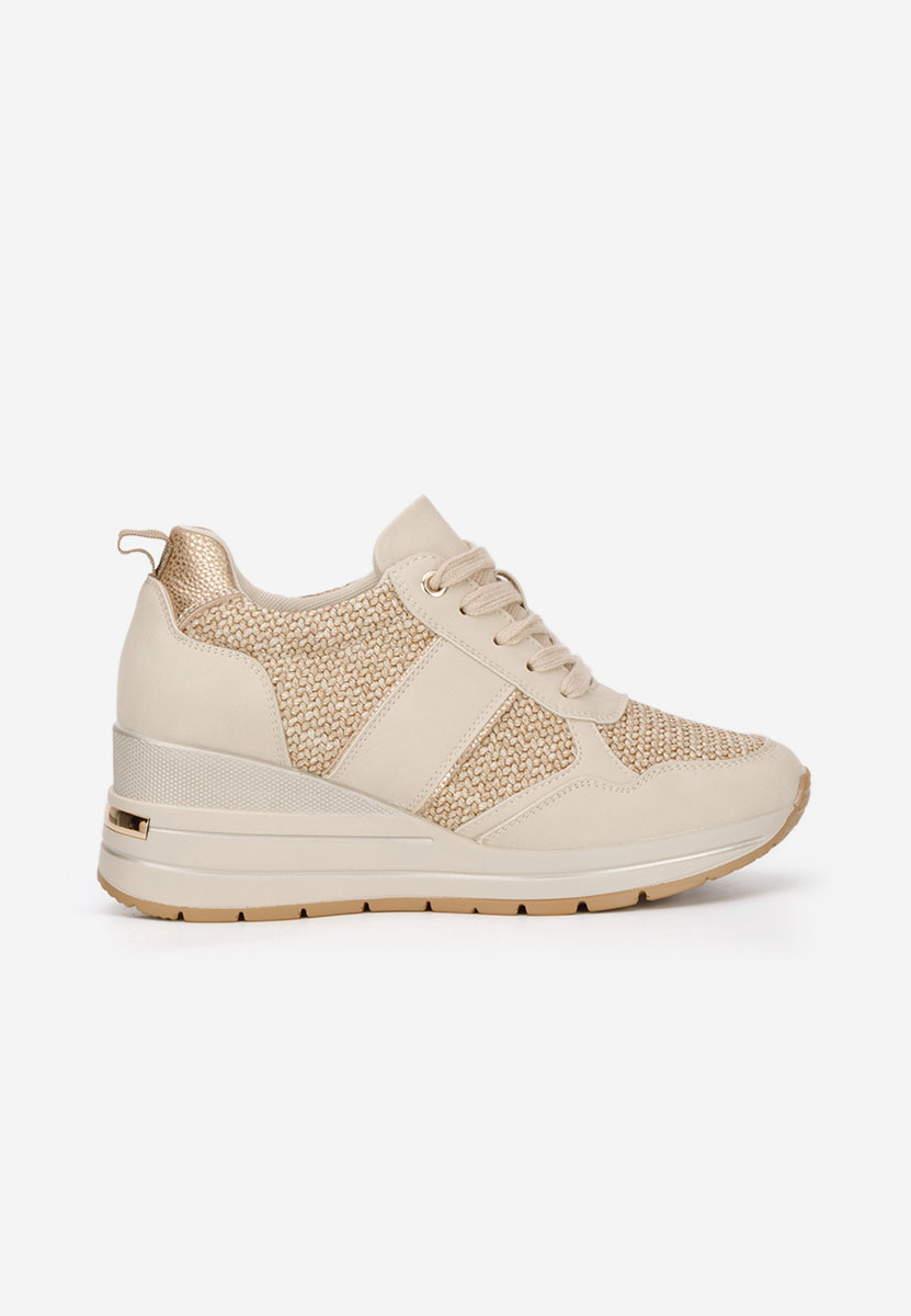 Sneakers με πλατφόρμα Izadora μπεζ