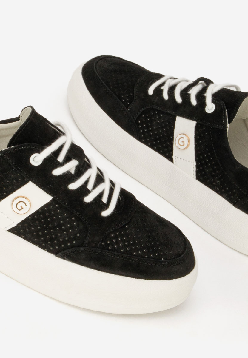 Sneakers γυναικεια δερματινα Jayne μαύρα