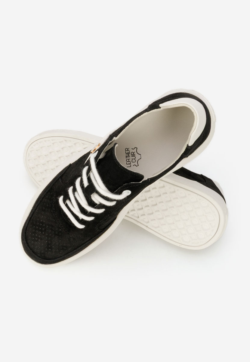 Sneakers γυναικεια δερματινα Jayne μαύρα