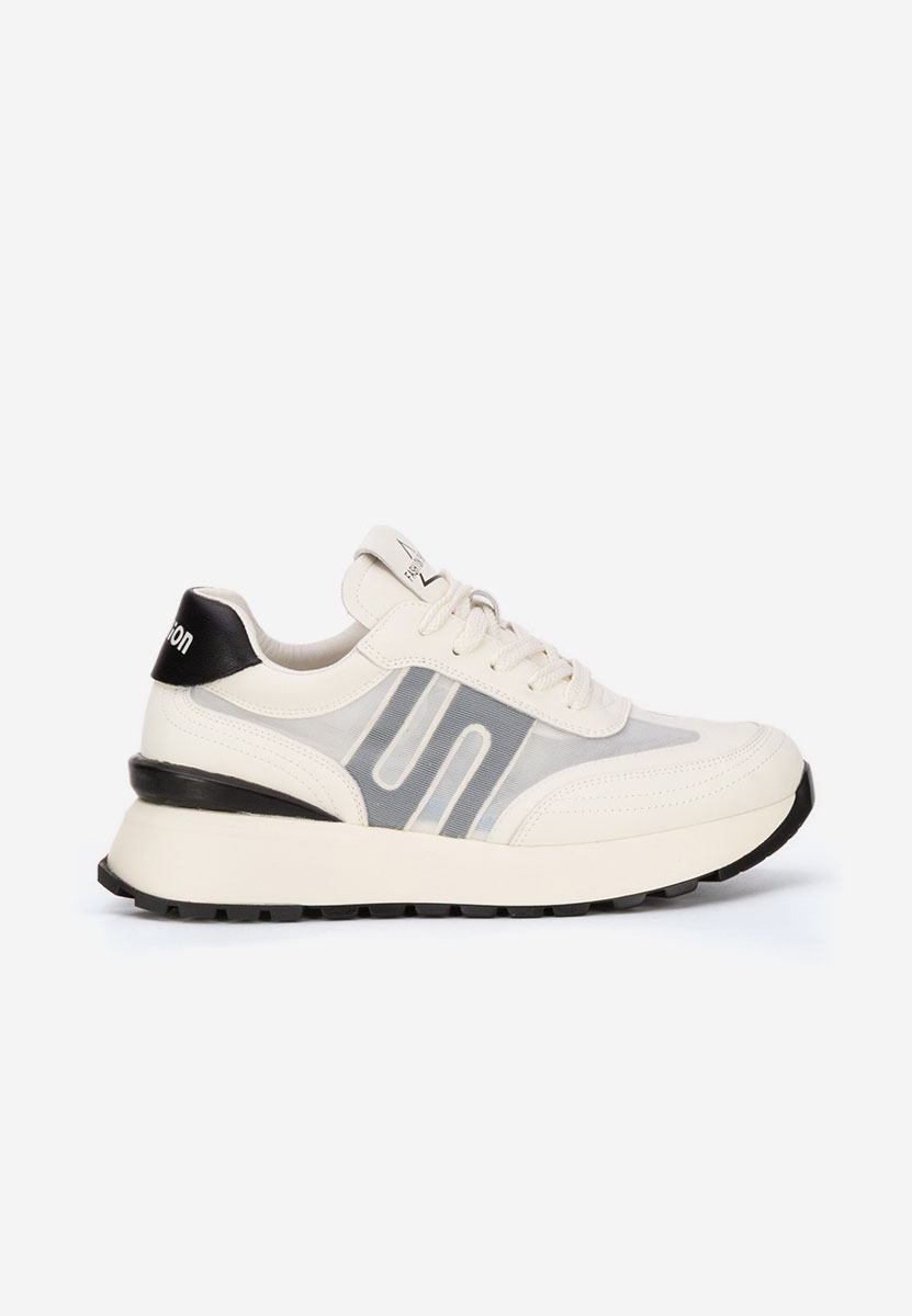 Sneakers γυναικεια δερματινα Vladia V2 μπεζ