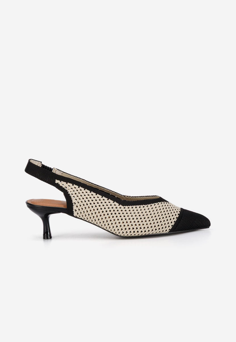 Γόβες slingback Jimenia μαύρα