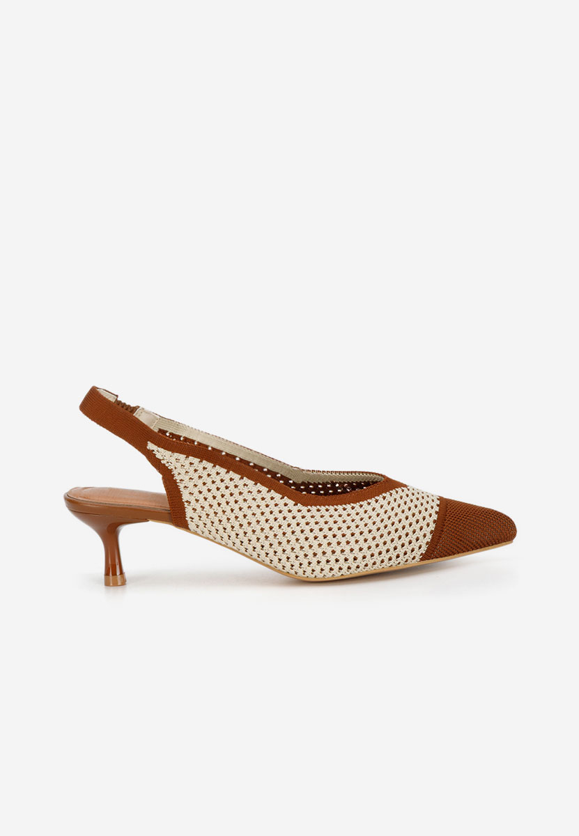 Γόβες slingback Jimenia καφε