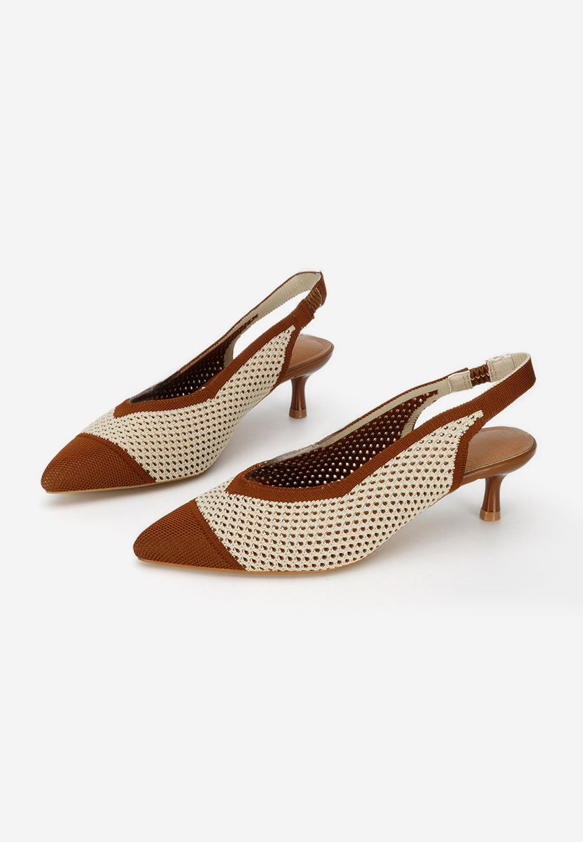 Γόβες slingback Jimenia καφε