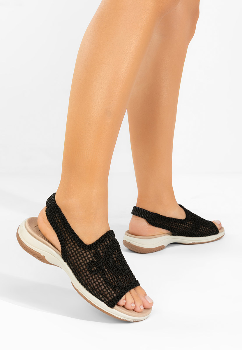 Γυναικεία σανδάλια Lalyana Μαύρα