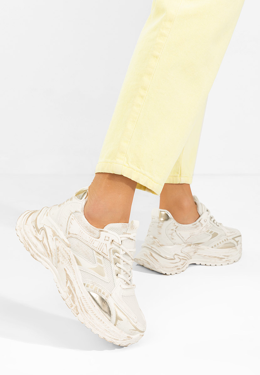 Sneakers με πλατφόρμα Kellee μπεζ