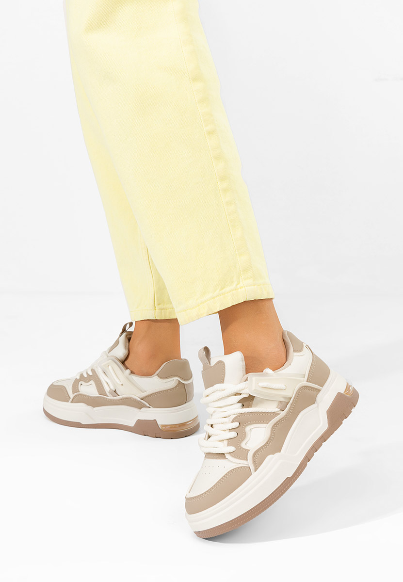 Sneakers με πλατφόρμα Cinzela χακι