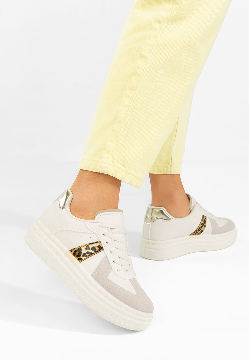 Sneakers με πλατφόρμα Serinia λεοπαρ