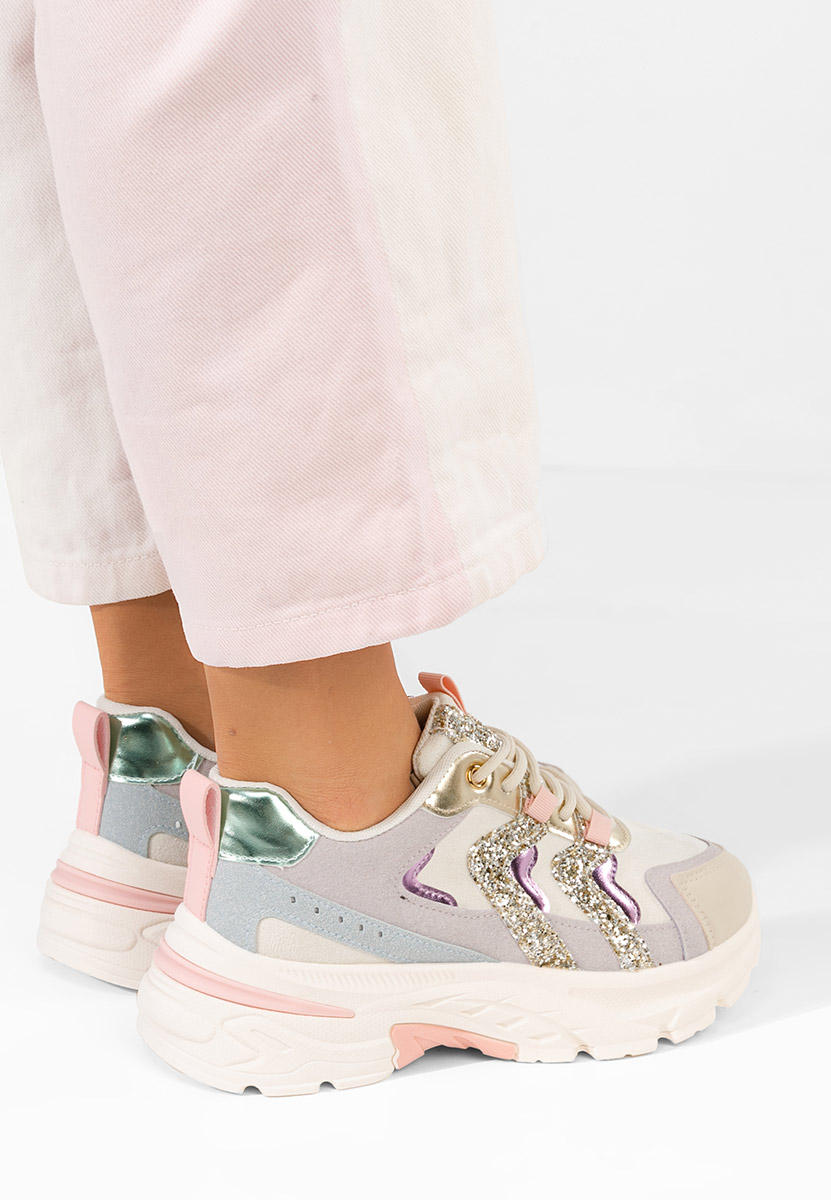 Sneakers με πλατφόρμα Odinea πολυχρωμο