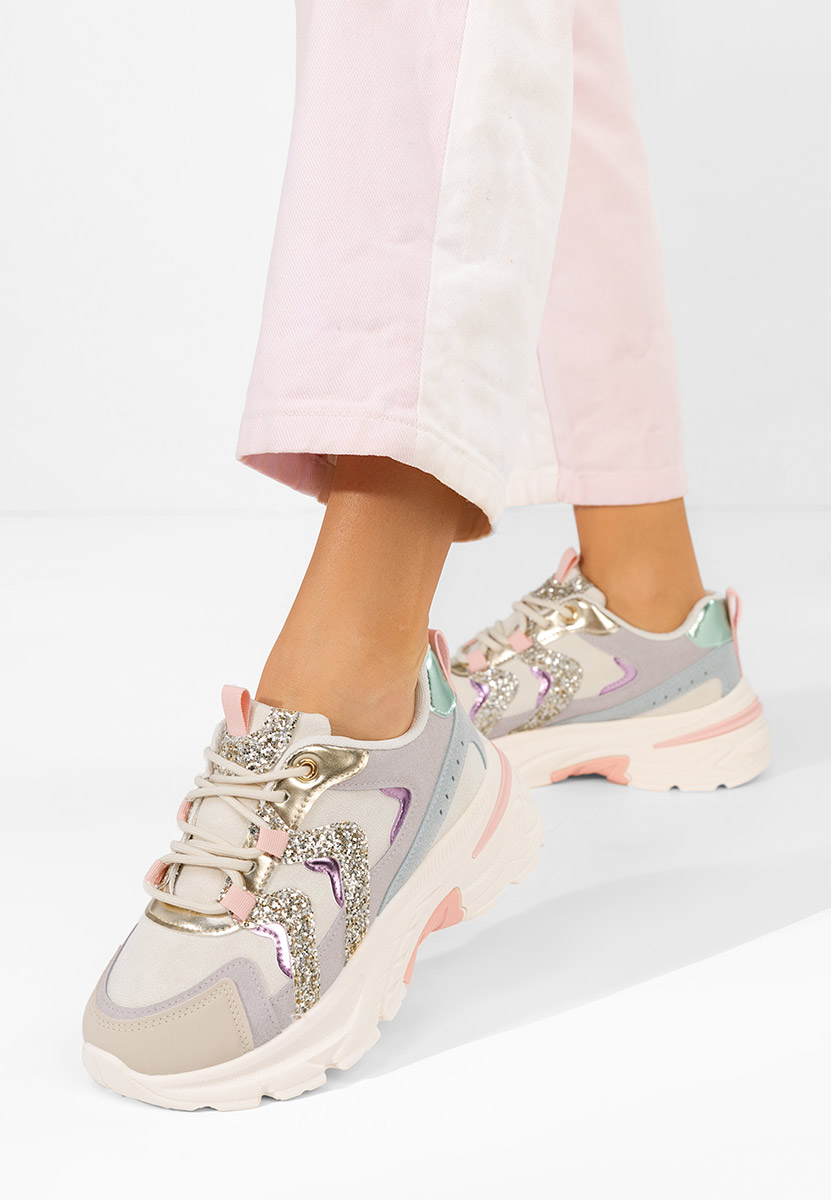 Sneakers με πλατφόρμα Odinea πολυχρωμο