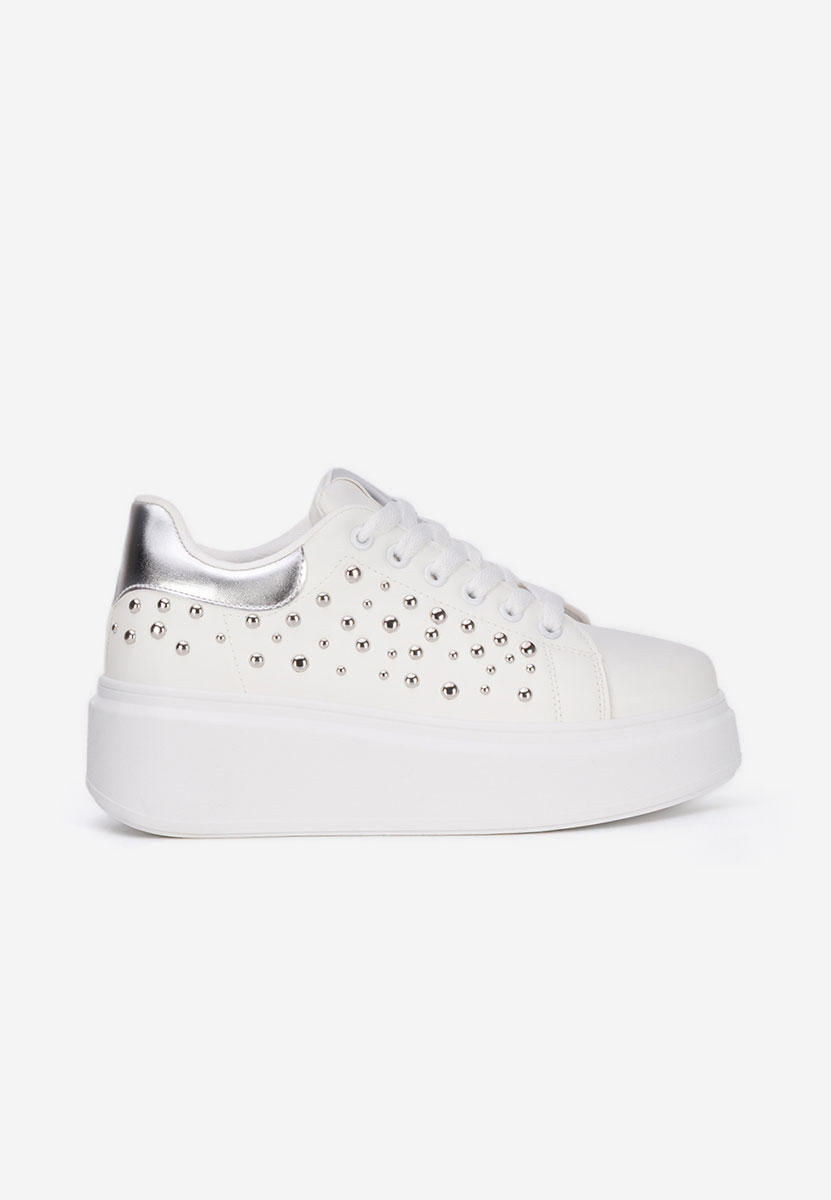 Sneakers με πλατφόρμα Lindalia V2 λευκά