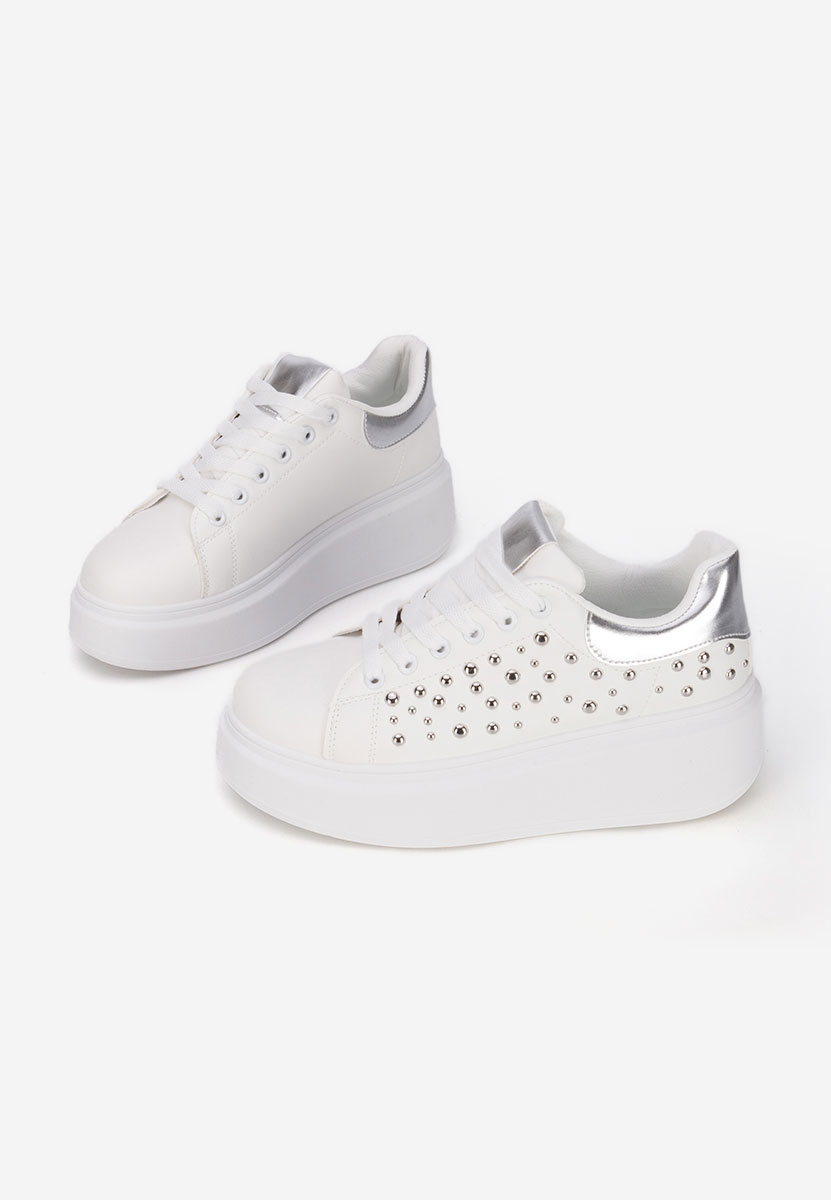 Sneakers με πλατφόρμα Lindalia V2 λευκά