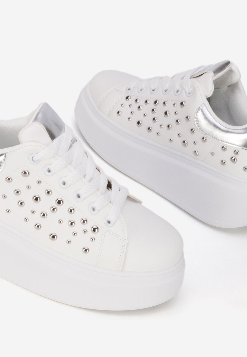 Sneakers με πλατφόρμα Lindalia V2 λευκά