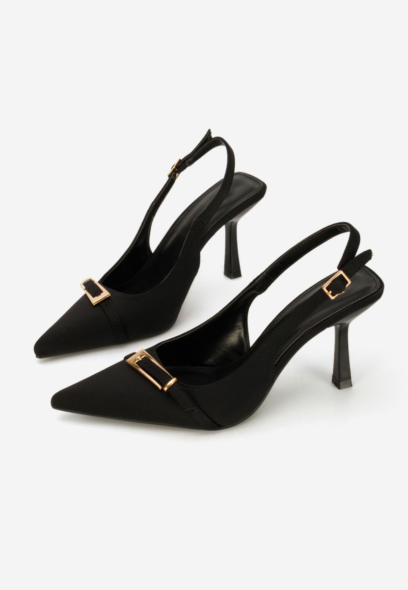 Γόβες slingback Rumina μαύρα