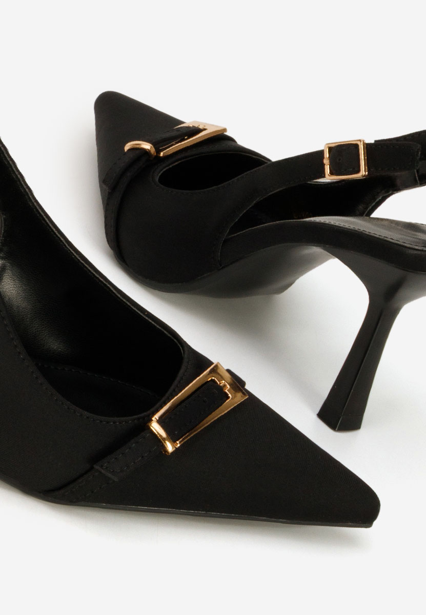 Γόβες slingback Rumina μαύρα