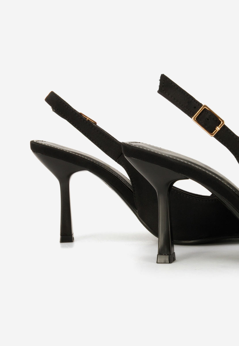Γόβες slingback Rumina μαύρα