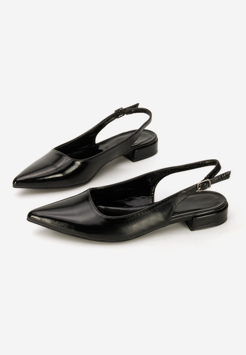 Γόβες slingback Navoia μαύρα