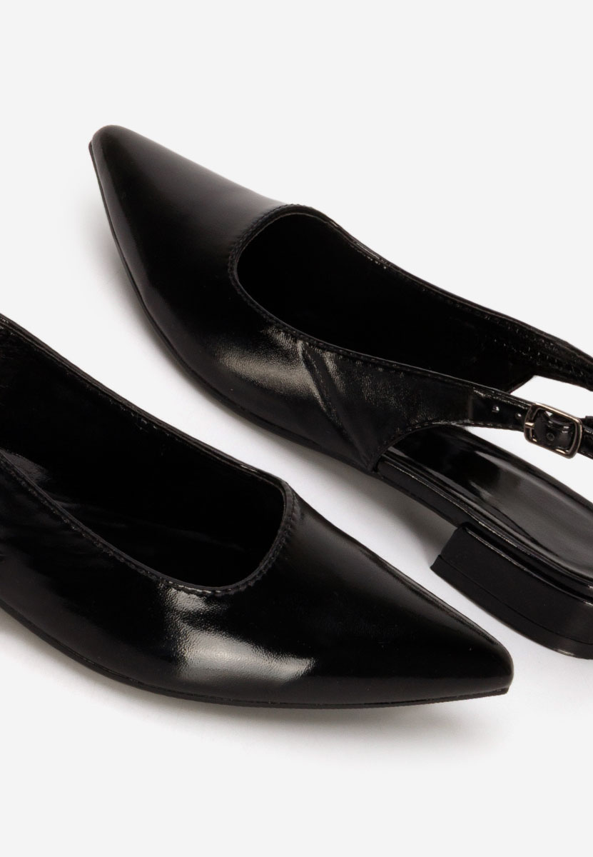 Γόβες slingback Navoia μαύρα