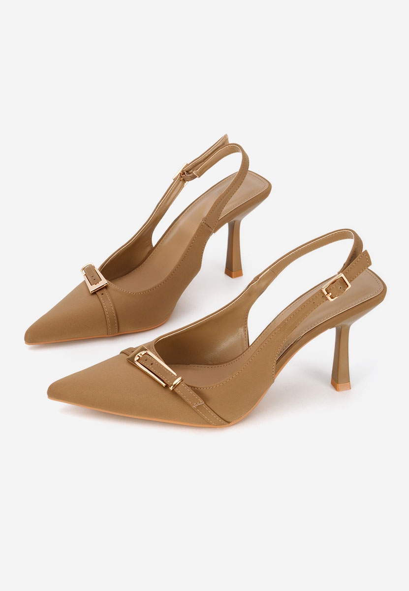 Γόβες slingback Rumina χακι