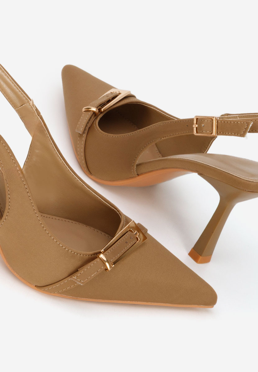 Γόβες slingback Rumina χακι