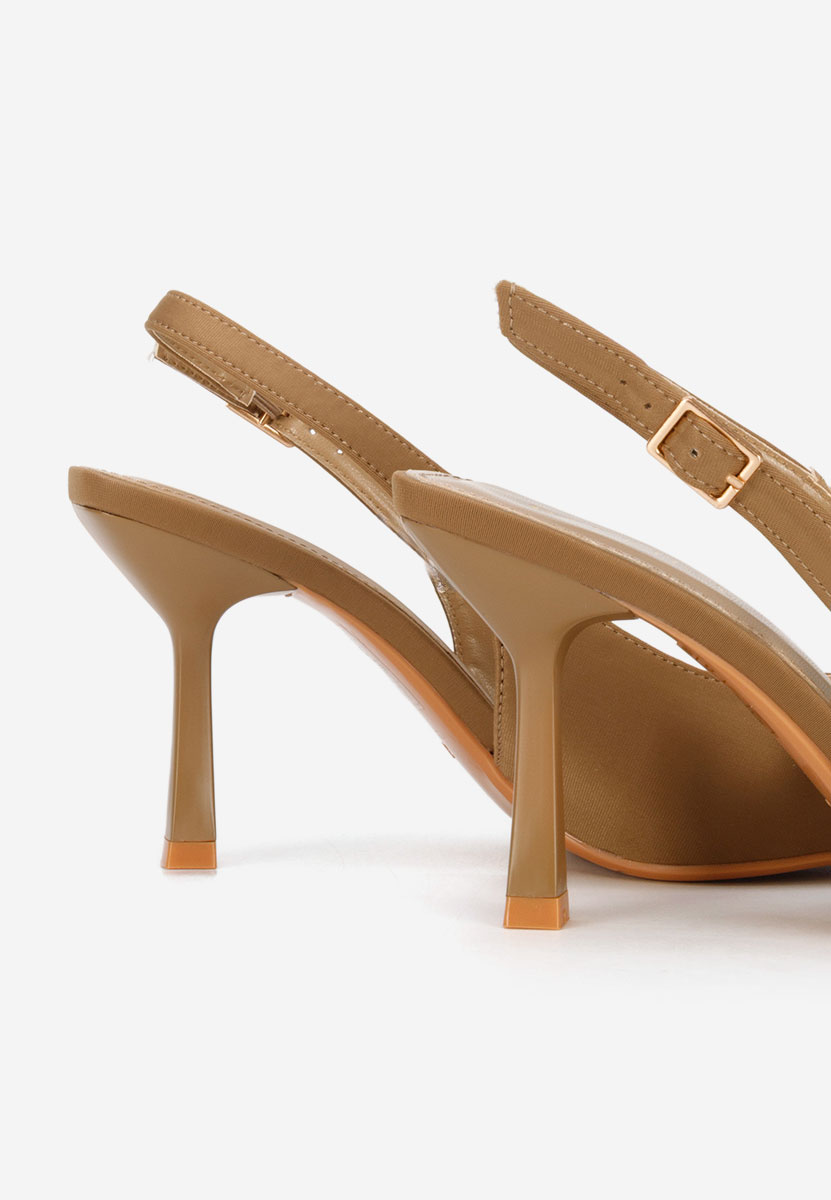 Γόβες slingback Rumina χακι
