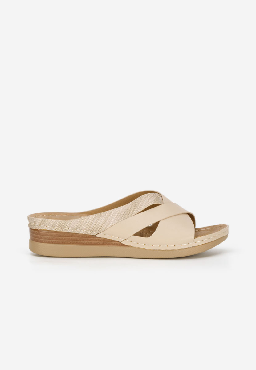 Ανατομικεσ παντοφλεσ Maryna μπεζ