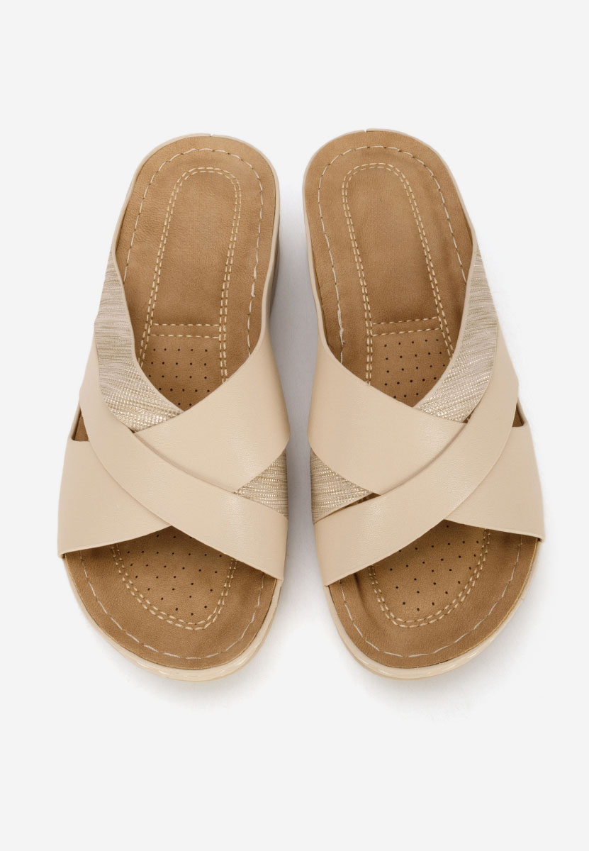 Ανατομικεσ παντοφλεσ Maryna μπεζ