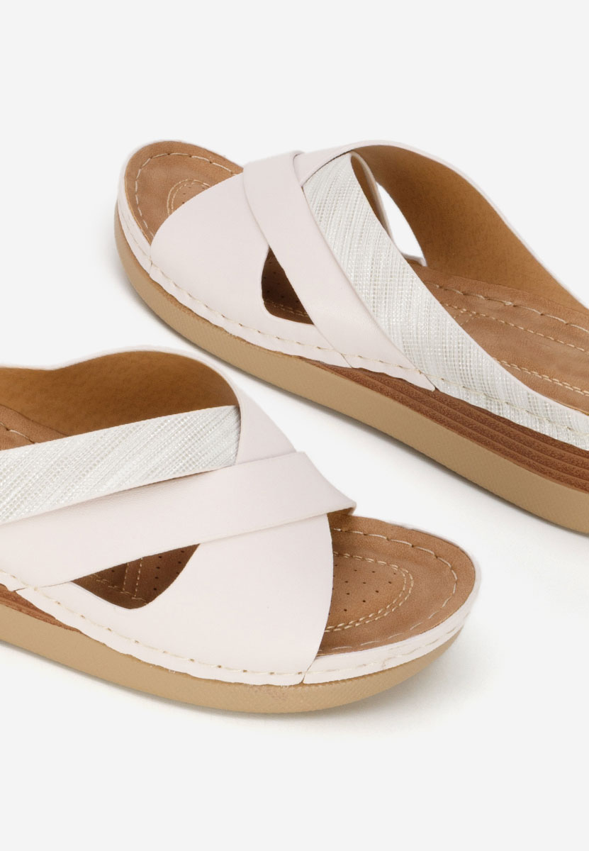 Ανατομικεσ παντοφλεσ Maryna λευκά