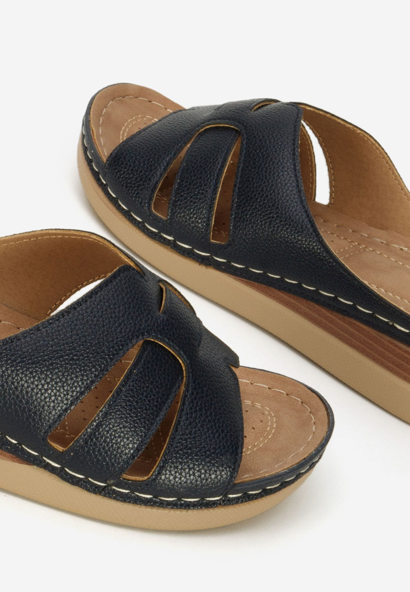 Παντόφλες με πλατφόρμα Marhta Νειβι