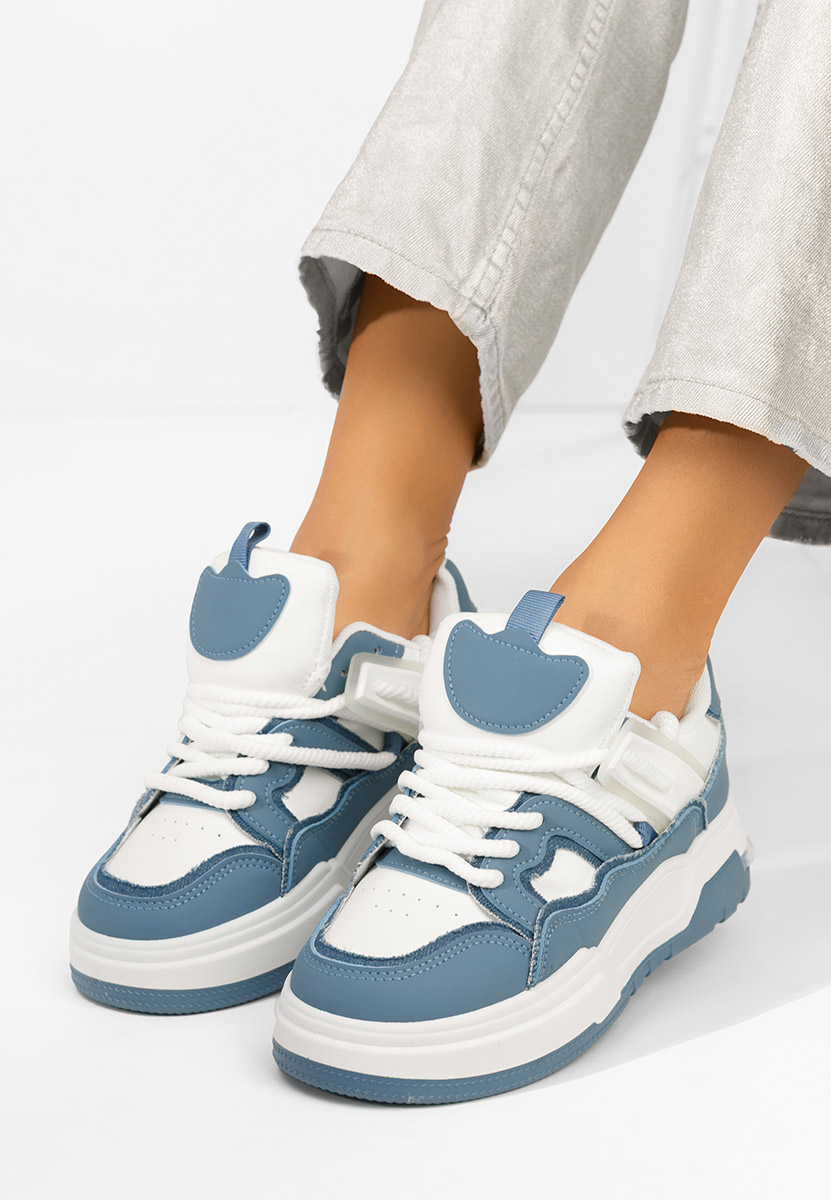 Sneakers με πλατφόρμα Cinzela μπλε
