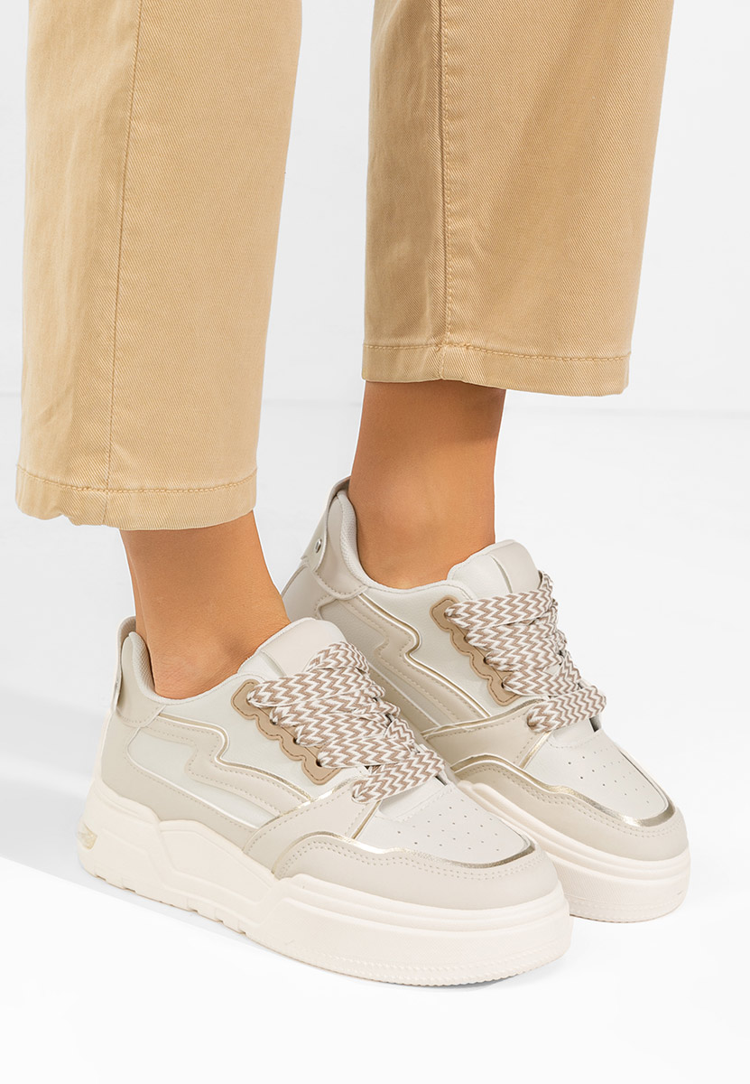 Sneakers με πλατφόρμα Atanasia μπεζ