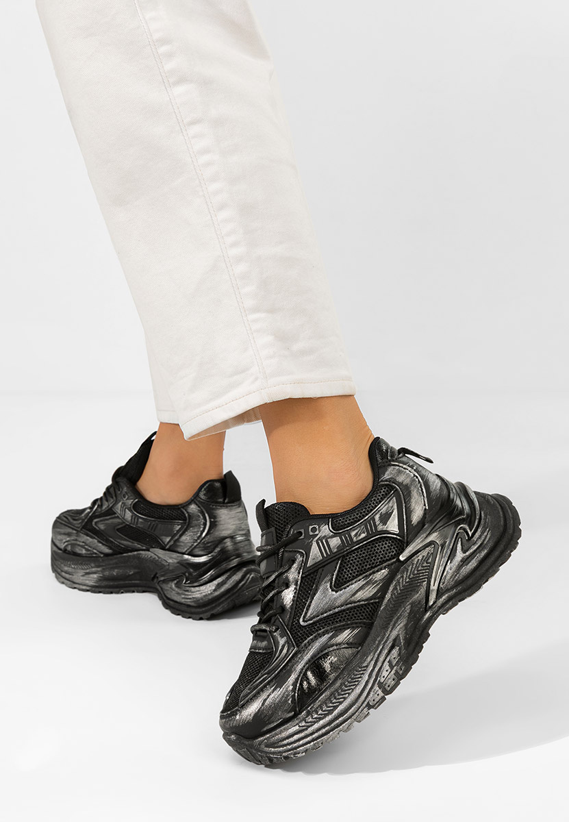 Sneakers με πλατφόρμα Kellee μαύρα