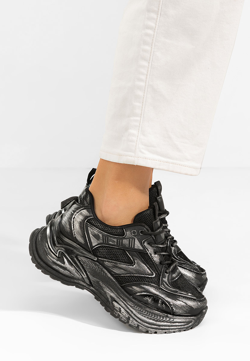 Sneakers με πλατφόρμα Kellee μαύρα