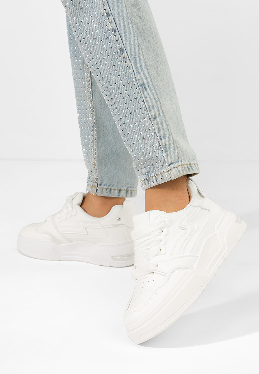 Sneakers με πλατφόρμα Atanasia λευκά