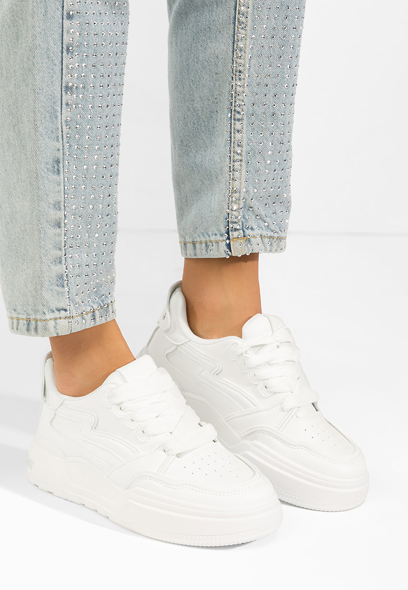 Sneakers με πλατφόρμα Atanasia λευκά