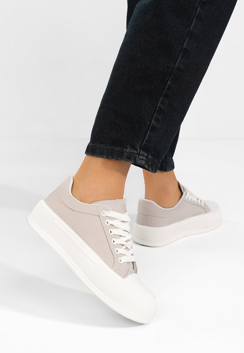 Γυναικεία πανινα πλατφόρμες Antonea χακι