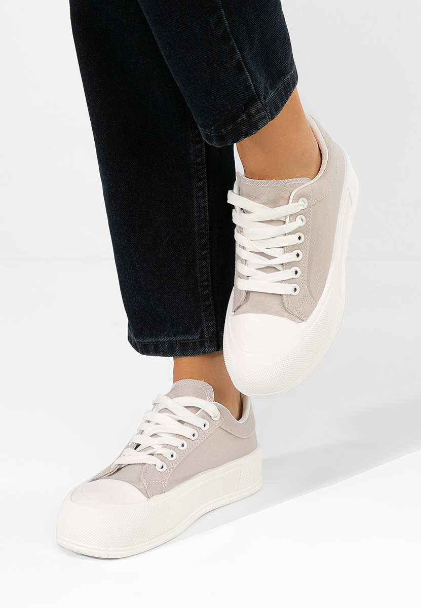 Γυναικεία πανινα πλατφόρμες Antonea χακι