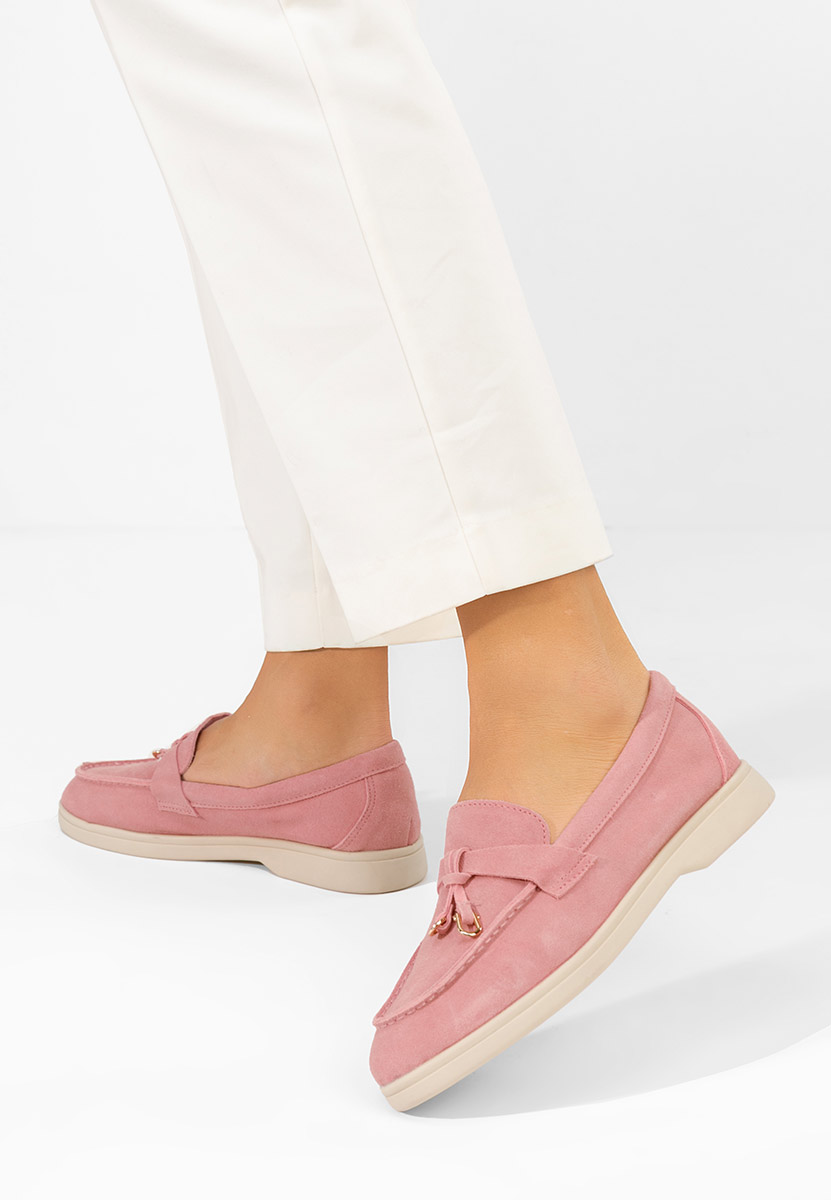 Μοκασίνια  γυναικεια Ortansa ροζ