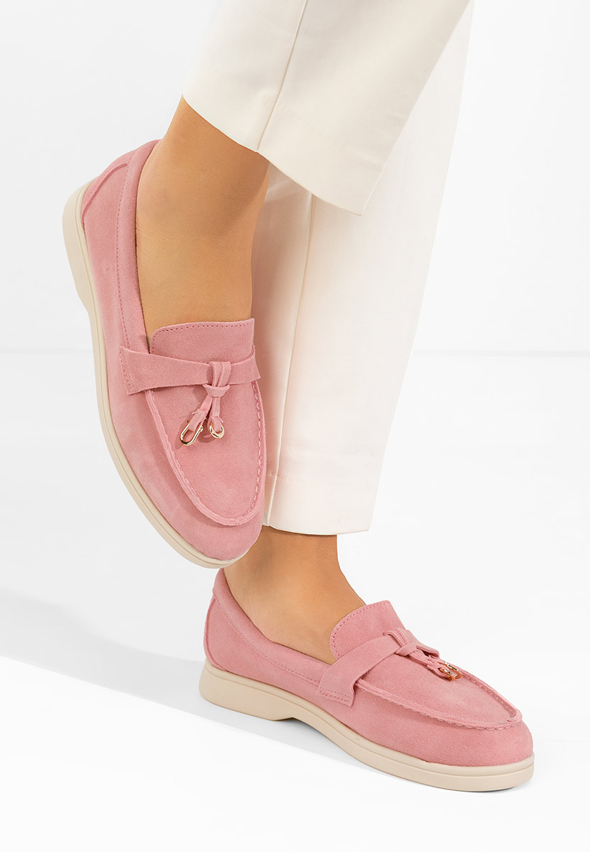 Μοκασίνια  γυναικεια Ortansa ροζ