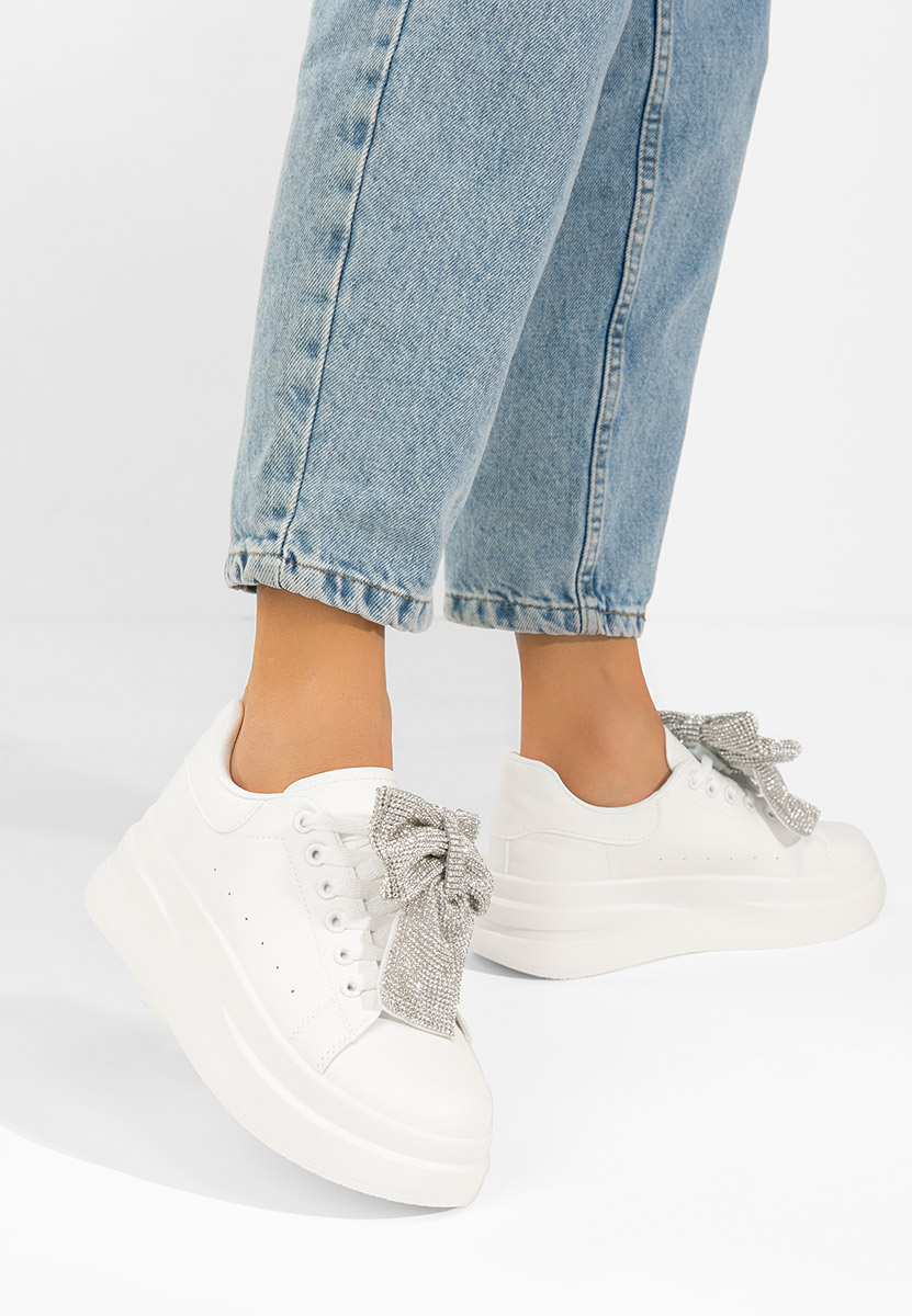 Sneakers με πλατφόρμα Anitta λευκά