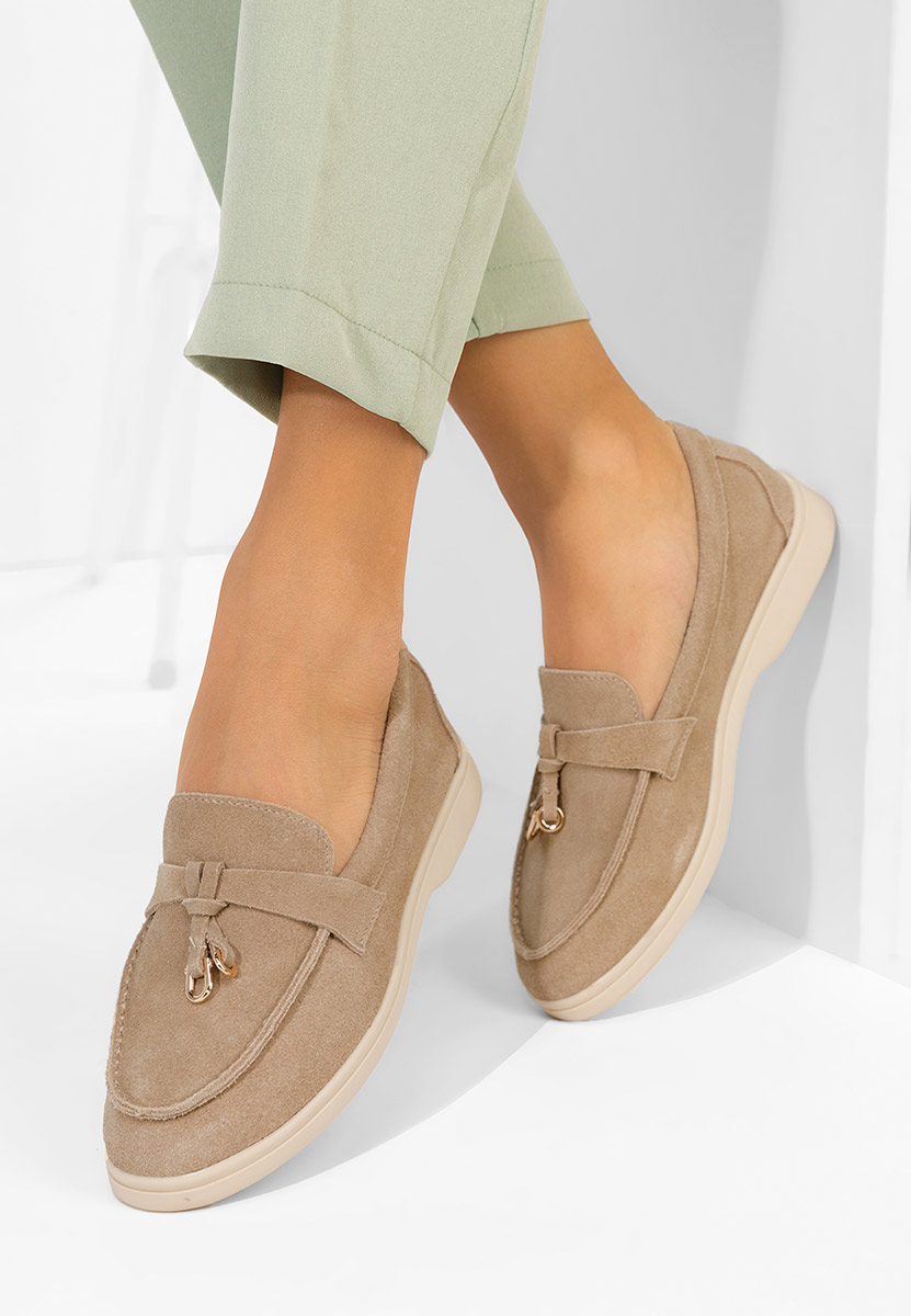 Μοκασίνια  γυναικεια Ortansa ταμπά